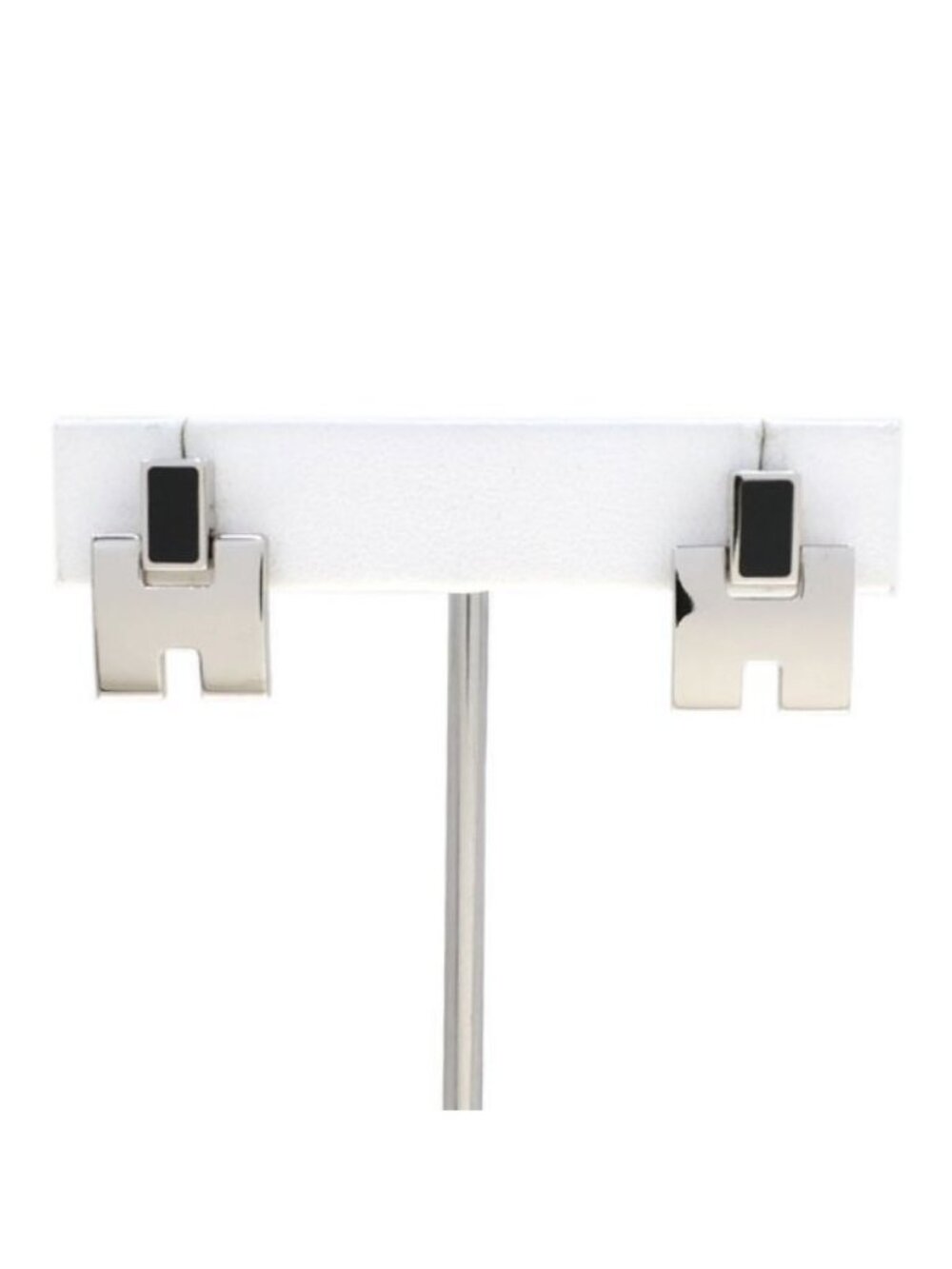 Hermes Irene Earrings Silver